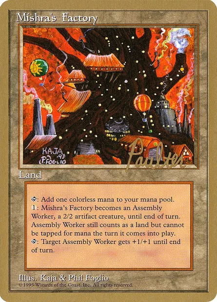 Mishra's Factory, Magic card PTC pp361 — Pro Tour Collector Set set