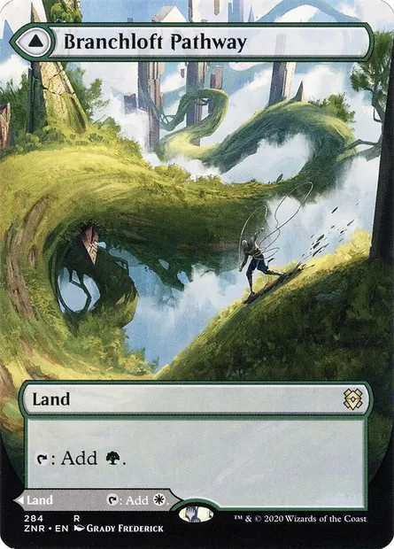 Branchloft Pathway // Boulderloft Pathway, Magic card ZNR 284 — Zendikar Rising set