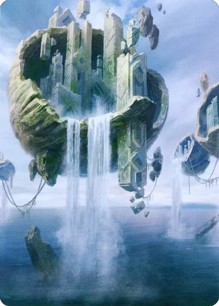 Island // Island, Magic card AZNR 11 — Zendikar Rising Art Series set