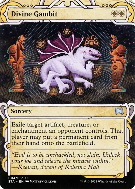 Divine Gambit, Magic card STA 4 — Strixhaven Mystical Archive set