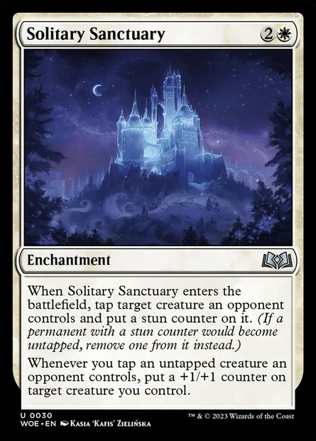 Solitary Sanctuary, Magic card WOE 30 — Wilds of Eldraine set