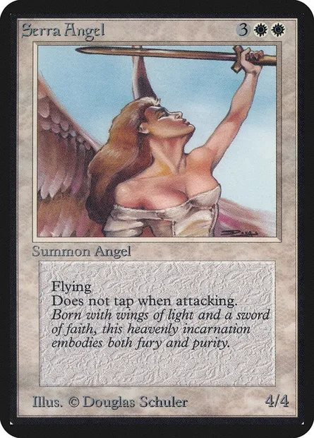 Serra Angel, Magic card LEA 39 — Limited Edition Alpha set