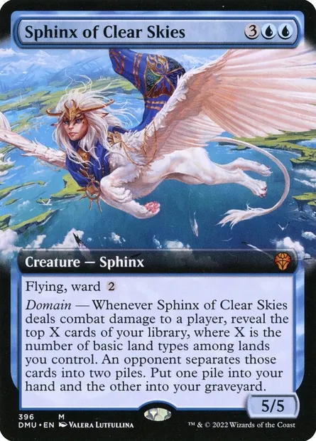 Sphinx of Clear Skies, Magic card DMU 396 — Dominaria United set