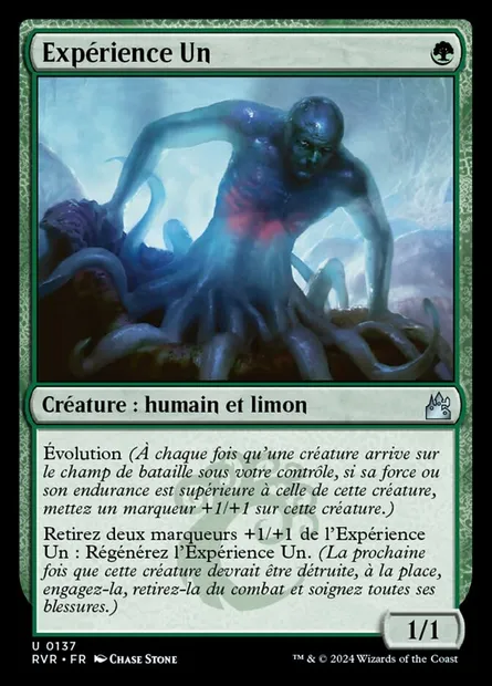 Expérience Un, carte Magic RVR 137 — extension Ravnica Remastered