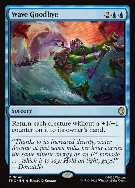 Wave Goodbye, Magic card TMC 46 — Teenage Mutant Ninja Turtles Eternal set