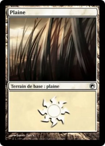 Plaine, carte Magic SOM 233 — extension Cicatrices de Mirrodin