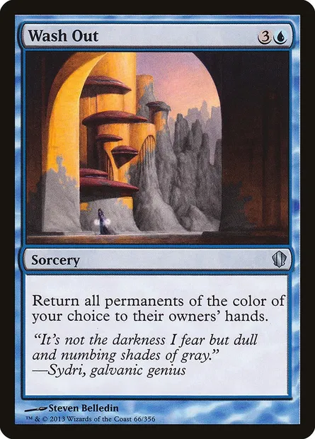 Wash Out, Magic card C13 66 — Commander 2013 set