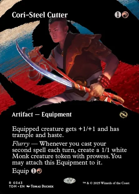 Cori-Steel Cutter, Magic card TDM 343 — Tarkir: Dragonstorm set