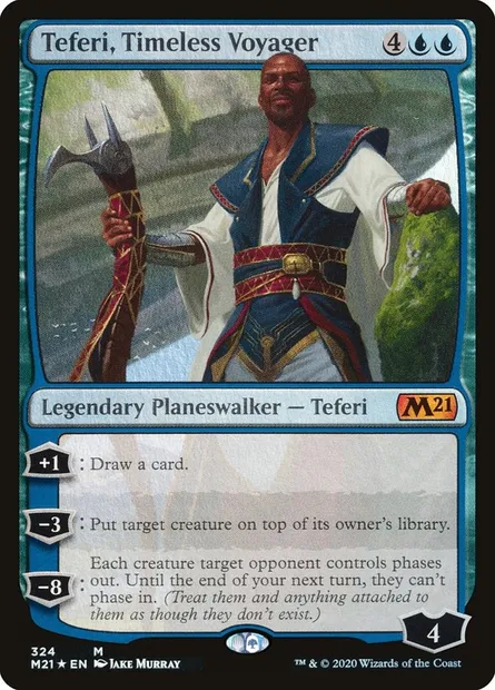 Teferi, Timeless Voyager, Magic card M21 324 — Core Set 2021 set