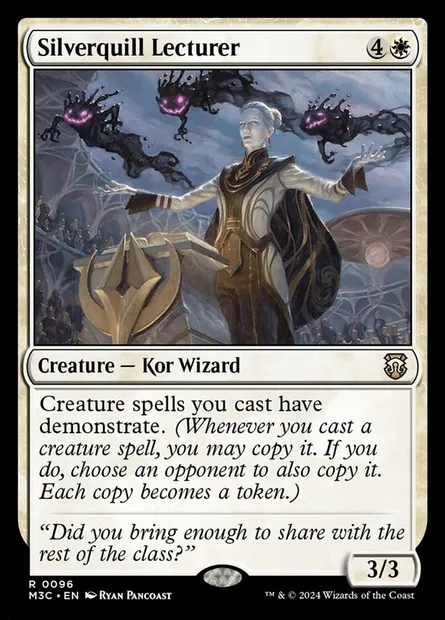 Silverquill Lecturer, Magic card M3C 96 — Modern Horizons 3 Commander set