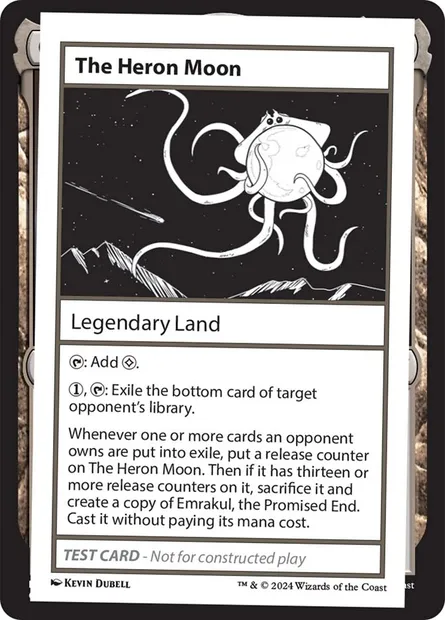 The Heron Moon, carte Magic MB2 612 — extension Mystery Booster 2