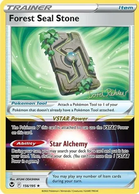 Forest Seal Stone, Pokémon card WCD23 156 — World Championship Decks 2023 set