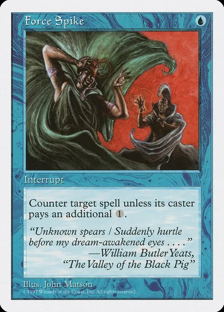 Force Spike, Magic card 5ED 88 — Fifth Edition set