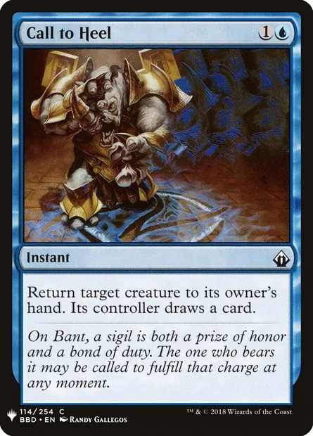Call to Heel, Magic card PLST BBD-114 — The List set