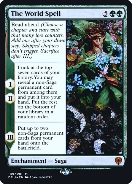 The World Spell, Magic card PDMU 189s — Dominaria United Promos set