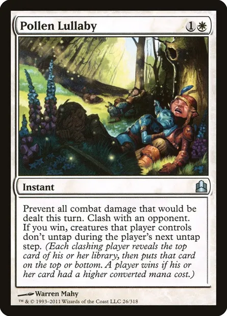 Pollen Lullaby, Magic card CMD 26 — Commander 2011 set