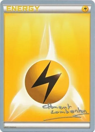 Lightning Energy, Pokémon card WCD13 ct325874 — World Championship Decks 2013 set