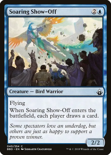 Soaring Show-Off, Magic card BBD 40 — Battlebond set