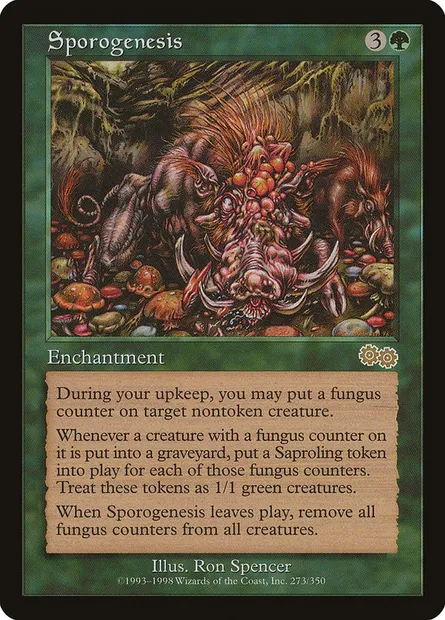 Sporogenesis, Magic card USG 273 — Urza's Saga set