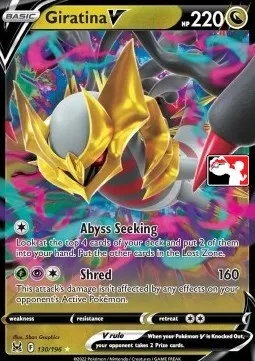 Giratina V, Pokémon card PPS 130-3 — Play! Pokémon Prize Pack Series set