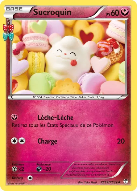 Sucroquin, carte Pokémon GEN RC19 — extension Générations