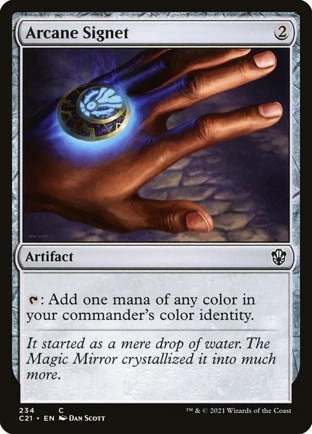 Arcane Signet, Magic card C21 234 — Commander 2021 set