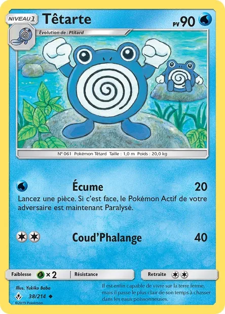 Têtarte, carte Pokémon UNB 38 — extension Alliance Infaillible