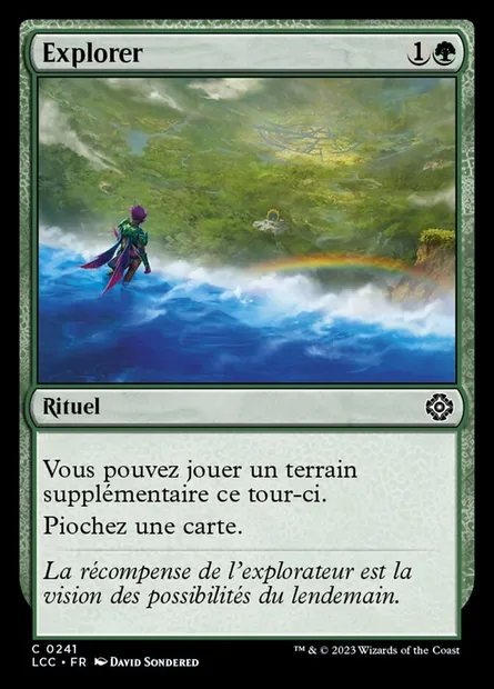 Explorer, carte Magic LCC 241 — extension The Lost Caverns of Ixalan Commander