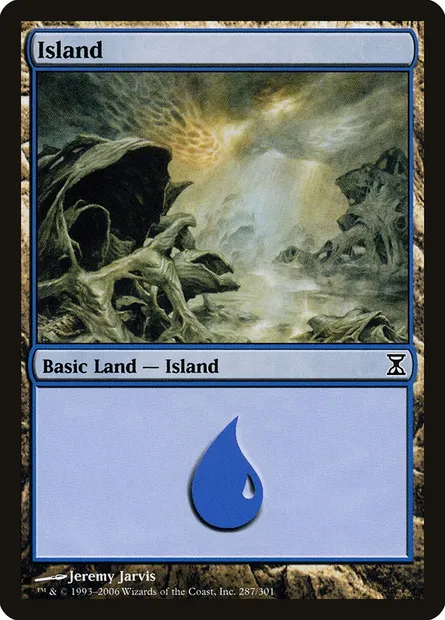 Île, carte Magic TSP 287 — extension Spirale Temporelle