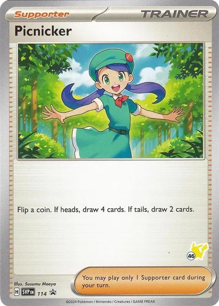 Picnicker, Pokémon card BA24 114-46 — Battle Academy 2024 set