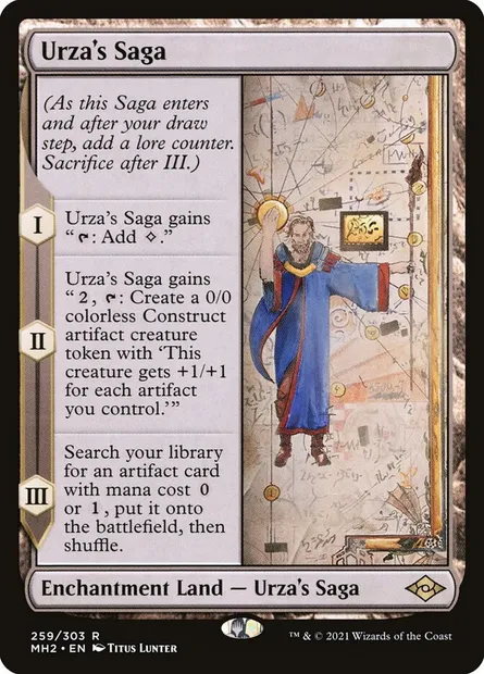 Urza's Saga, Magic card MH2 259 — Modern Horizons 2 set