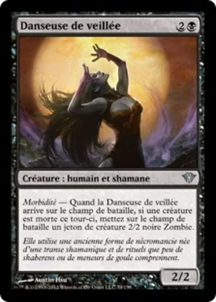 Danseuse de veillée, carte Magic DKA 79 — extension Obscure Ascension