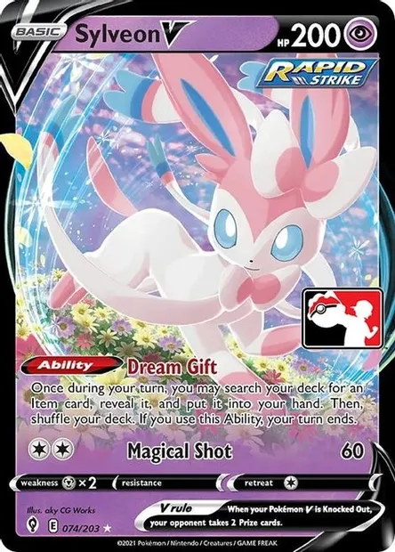 Sylveon V, Pokémon card PPS 074-2 — Play! Pokémon Prize Pack Series set
