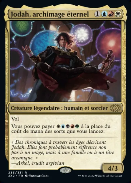 Jodah, archimage éternel, carte Magic 2X2 233 — extension Double Masters 2022