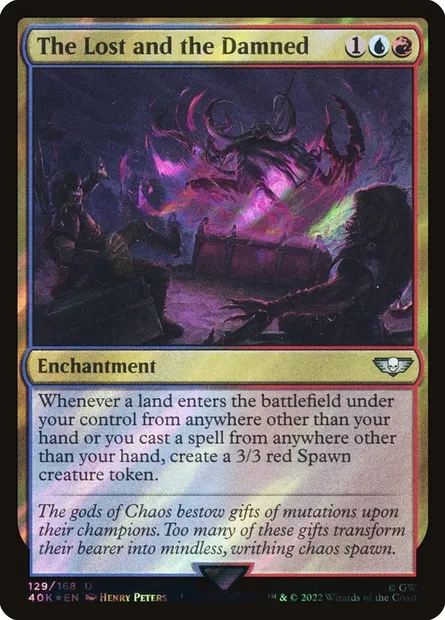 The Lost and the Damned, Magic card 40K 129★ — Warhammer 40,000 Commander set