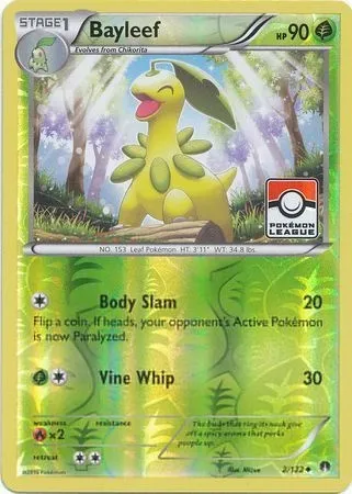 Bayleef, Pokémon card LGP 002 — League Promos set