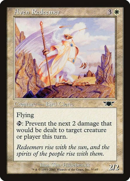 Rédempteur avemain, carte Magic LGN 3 — extension Légions