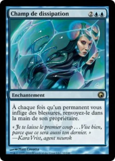 Champ de dissipation, carte Magic SOM 32 — extension Cicatrices de Mirrodin