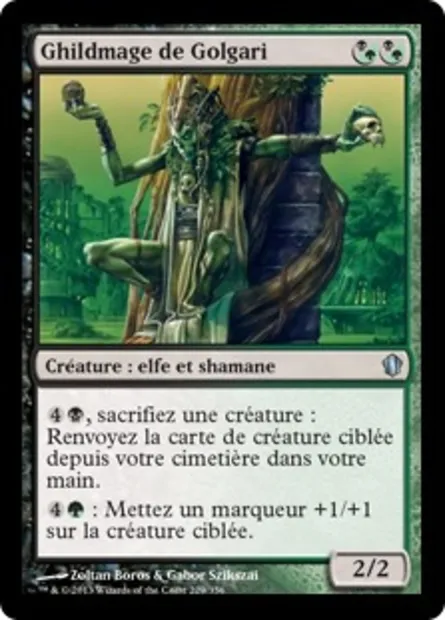 Ghildmage de Golgari, carte Magic C13 229 — extension Commander 2013