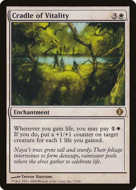 Cradle of Vitality, Magic card ALA 7 — Shards of Alara set