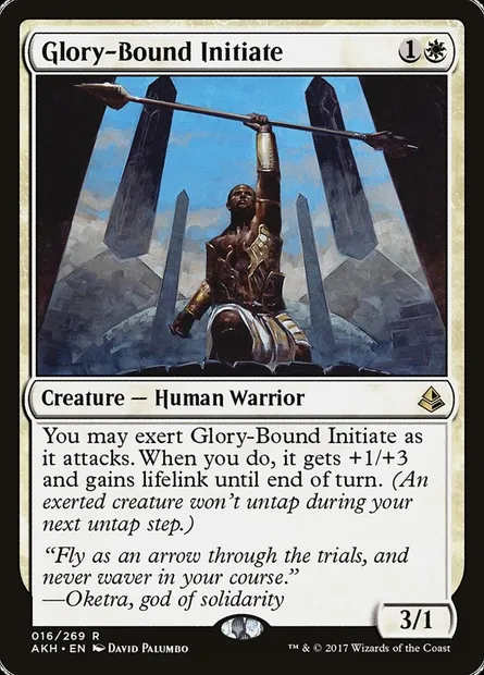 Glory-Bound Initiate, Magic card AKH 16 — Amonkhet set