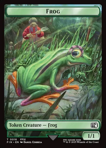 Frog, carte Magic TFIN 18 — extension Final Fantasy Tokens