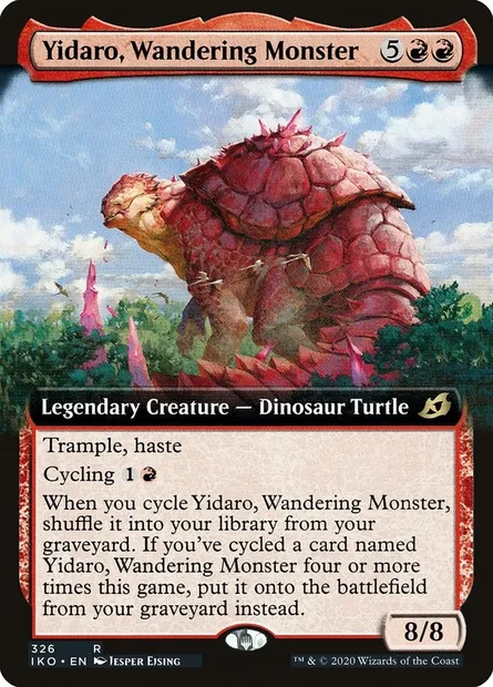 Yidaro, monstre errant, carte Magic IKO 326 — extension Ikoria: Lair of Behemoths
