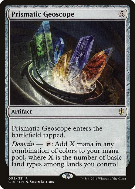 Prismatic Geoscope, Magic card C16 55 — Commander 2016 set