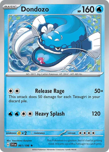Dondozo, Pokémon card SVI 061 — Scarlet & Violet set
