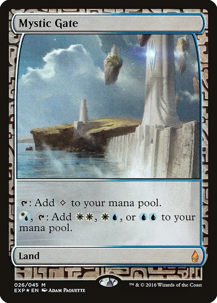 Mystic Gate, Magic card EXP 26 — Zendikar Expeditions set