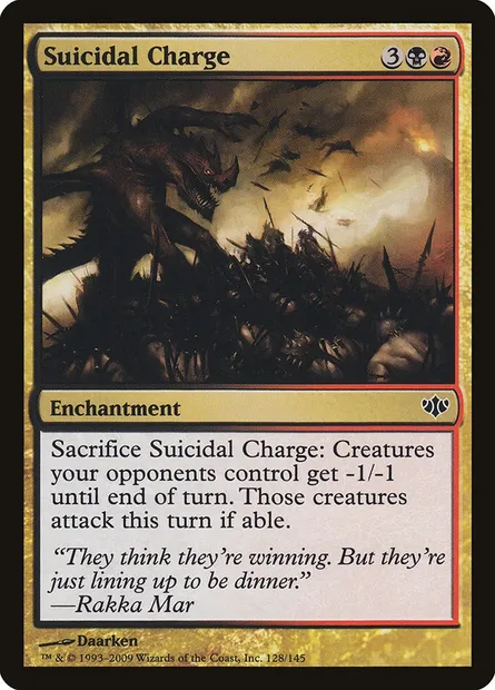 Suicidal Charge, Magic card CON 128 — Conflux set