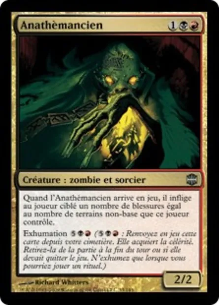 Anathèmancien, carte Magic ARB 33 — extension La Renaissance d'Alara