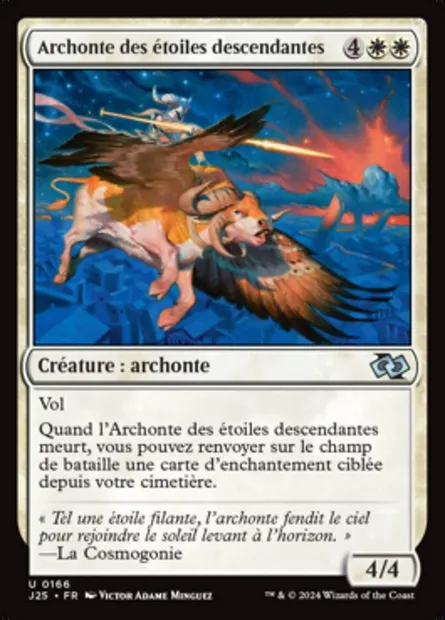 Archonte des étoiles descendantes, carte Magic J25 166 — extension Foundations Jumpstart