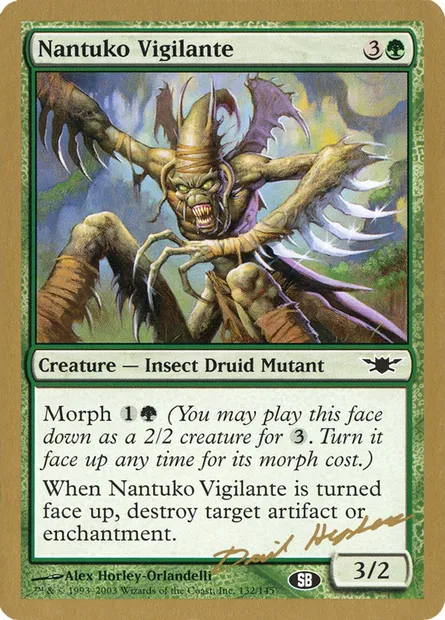 Nantuko Vigilante, Magic card WC03 dh132sb — World Championship Decks 2003 set